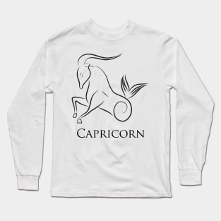 CAPRICORN—The Mountain Goat Long Sleeve T-Shirt